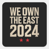 Sticker Carré Nous Possédons L'Est 2024 (Devant)