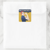 Sticker Carré Nous pouvons le faire (Sac)