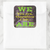 STICKER CARRÉ NOUS SOMMES (Sac)