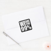 Sticker Carré Nous sommes l'autocollant de 99% (Enveloppe)