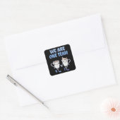 Sticker Carré Nous sommes une équipe (Enveloppe)