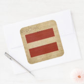 Sticker Carré Nous TOUS les gens = ÉGALITÉ (Enveloppe)