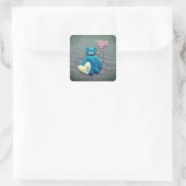Sticker Carré Nouveau bébé (Sac)