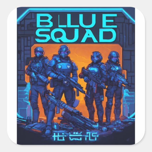 Sticker Carré Nouveau document PUBG (Devant)