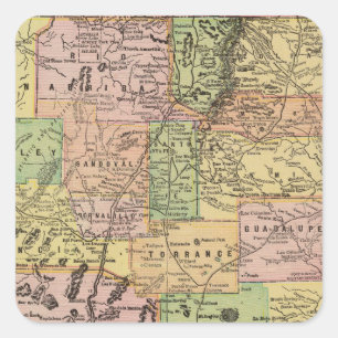 Sticker Carré Nouveau-Mexique