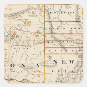 Sticker Carré Nouveau-Mexique, Arizona