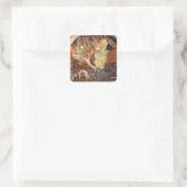 Sticker Carré Nouvel An Antique Père (Sac)