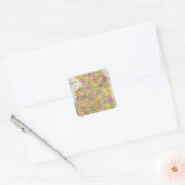 Sticker Carré Nouvelle carte de l'Illinois (Enveloppe)