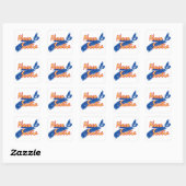 Sticker Carré Nouvelle-Écosse (Feuille)