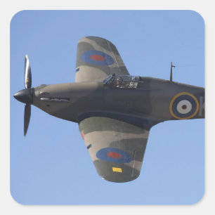 Sticker Carré Nouvelle-Zélande, Otago, Wanaka, Warbirds Over 8