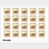 Sticker Carré Nouvelles de rupture (Feuille)