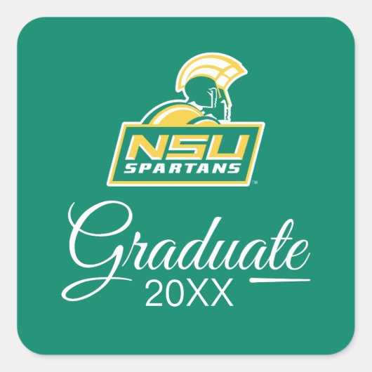 Sticker Carré NSU Spartans Graduate (Devant)