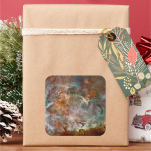 Sticker Carré Nuages sombres de Carina Nebula Hubble Space