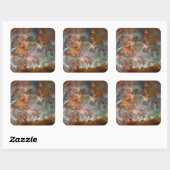 Sticker Carré Nuages sombres de Carina Nebula Hubble Space (Feuille)