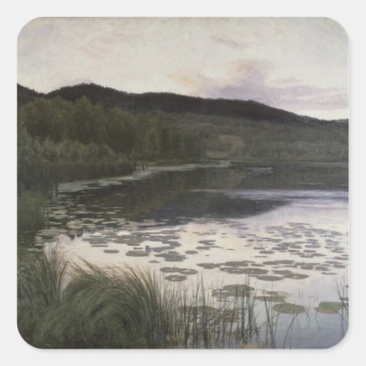 Sticker Carré Nuit d'été 1886 (Devant)