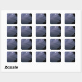 Sticker Carré Nuit matinale (Feuille)