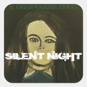STICKER CARRÉ NUIT SILENCIEUSE INDICA