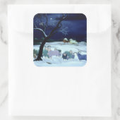 Sticker Carré Nuit silencieuse Saint Nuit 1995 (Sac)