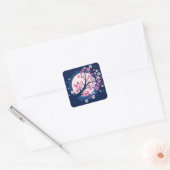 Sticker Carré Nuits Cherry Blossom (Enveloppe)