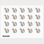 Sticker Carré Numbat (Feuille)