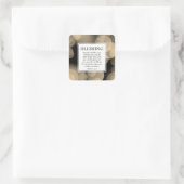 Sticker Carré Numéros 6:24-26 L'Éternel VOUS BLESSE Écriture (Sac)