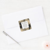 Sticker Carré Numéros 6:24-26 L'Éternel VOUS BLESSE Écriture (Enveloppe)