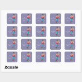 Sticker Carré Nutcracker Danse Ballet Performance Félicitations (Feuille)