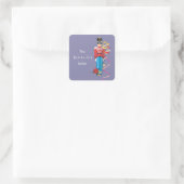 Sticker Carré Nutcracker Danse Ballet Performance Félicitations (Sac)