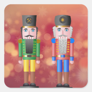 Sticker Carré Nutcrackers 