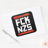 STICKER CARRÉ NZS FCK (Enveloppe)