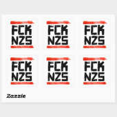 STICKER CARRÉ NZS FCK (Feuille)