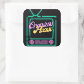 Sticker Carré O-Face S'Il Vous Plaît (Sac)