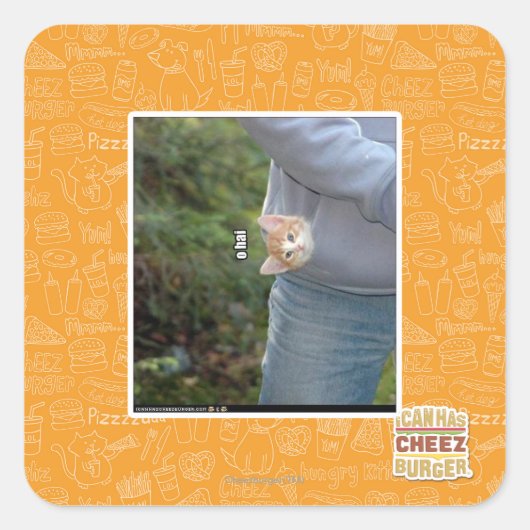 Sticker Carré O hai (Devant)