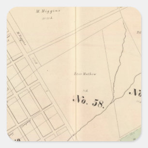 Sticker Carré Oakland, environs 14