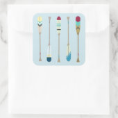 Sticker Carré Oars vintages (Sac)