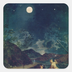 Sticker Carré Observations astronomiques