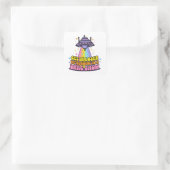 Sticker Carré Obtenir dans Loser Nous allons à un affichage de D (Sac)