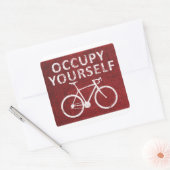 Sticker Carré Occupe-toi de toi (Enveloppe)