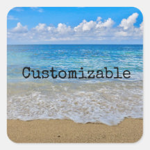 Sticker carré Ocean