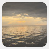 Sticker Carré Ocean Sunset Reflection Photography-Beautiful Sea (Devant)