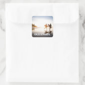 Sticker Carré Oceanside Beach (Sac)