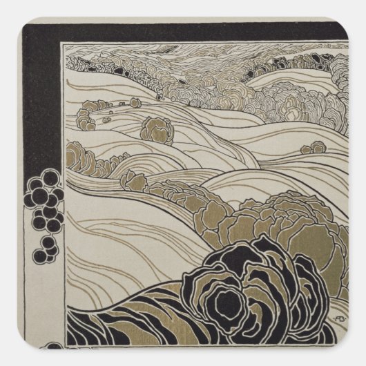 Sticker Carré Octobre 1901 (Devant)