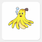 Sticker Carré Octopus (Devant)