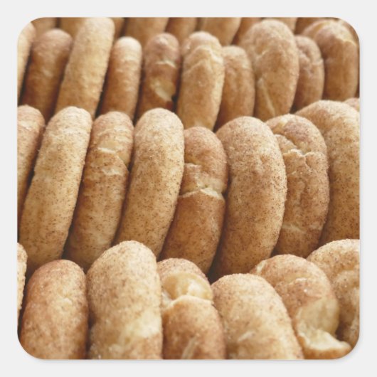 Sticker Carré odles de Snickerdoodles (Devant)