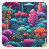 Sticker Carré Odyssée Starry Cosmique (Devant)