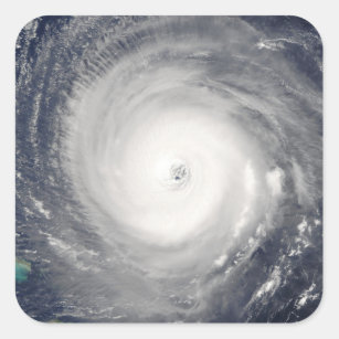 Sticker Carré Oeil de l'ouragan