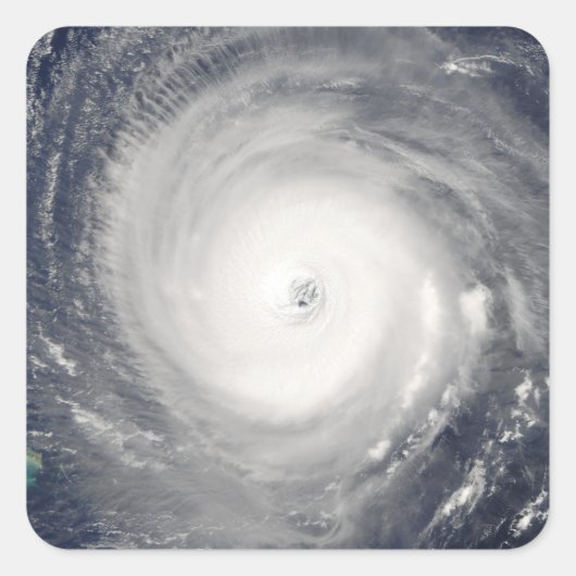 Sticker Carré Oeil de l'ouragan (Devant)