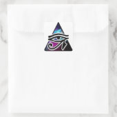 Sticker Carré OEil d'Horus Symbole de protection égyptien (Sac)