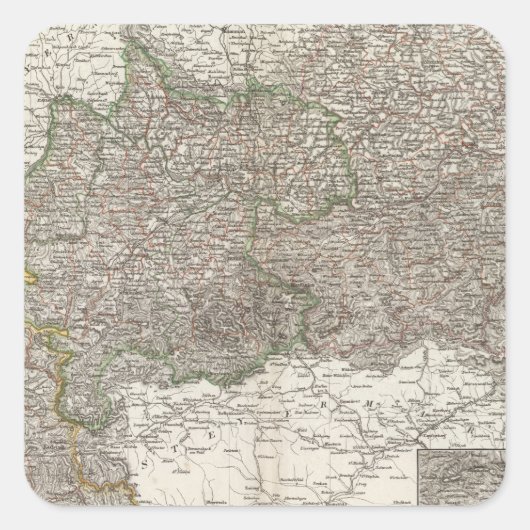 Sticker Carré Oesterreich - Vienne (Devant)