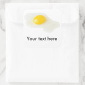 Sticker Carré OEuf cassé (Sac)